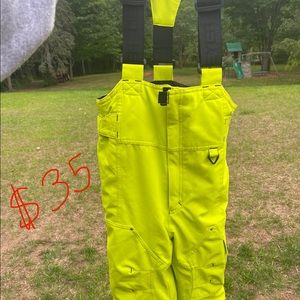 Obermeyer iGrow SnowBibs Boys Size 5